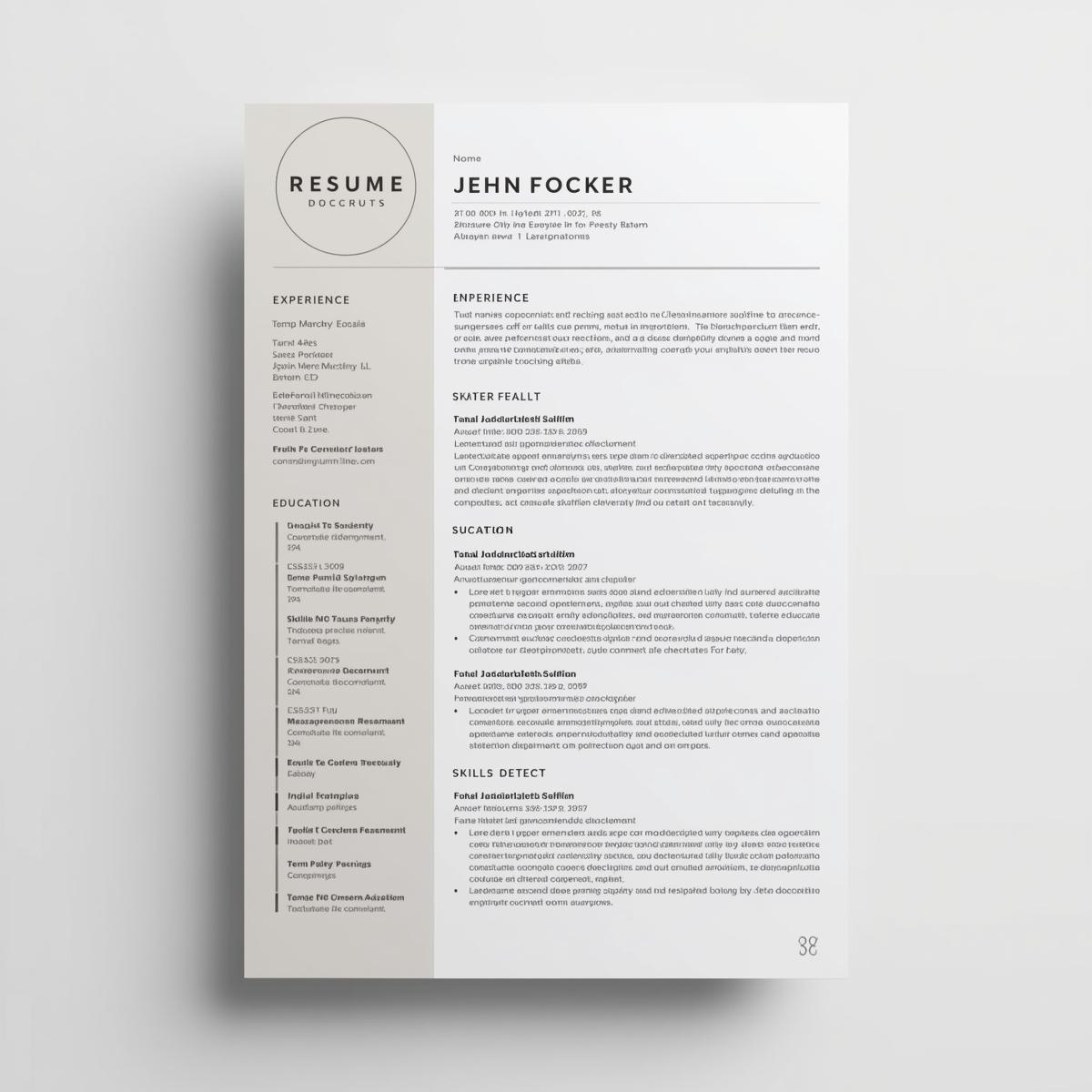 Ammattimainen CV